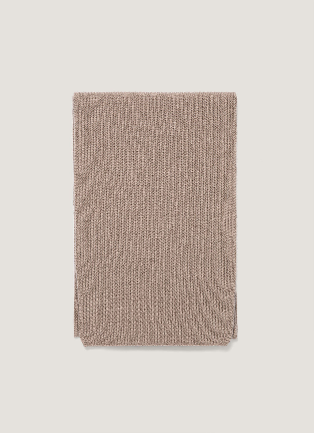 Coffret cadeau en cachemire marron chiné