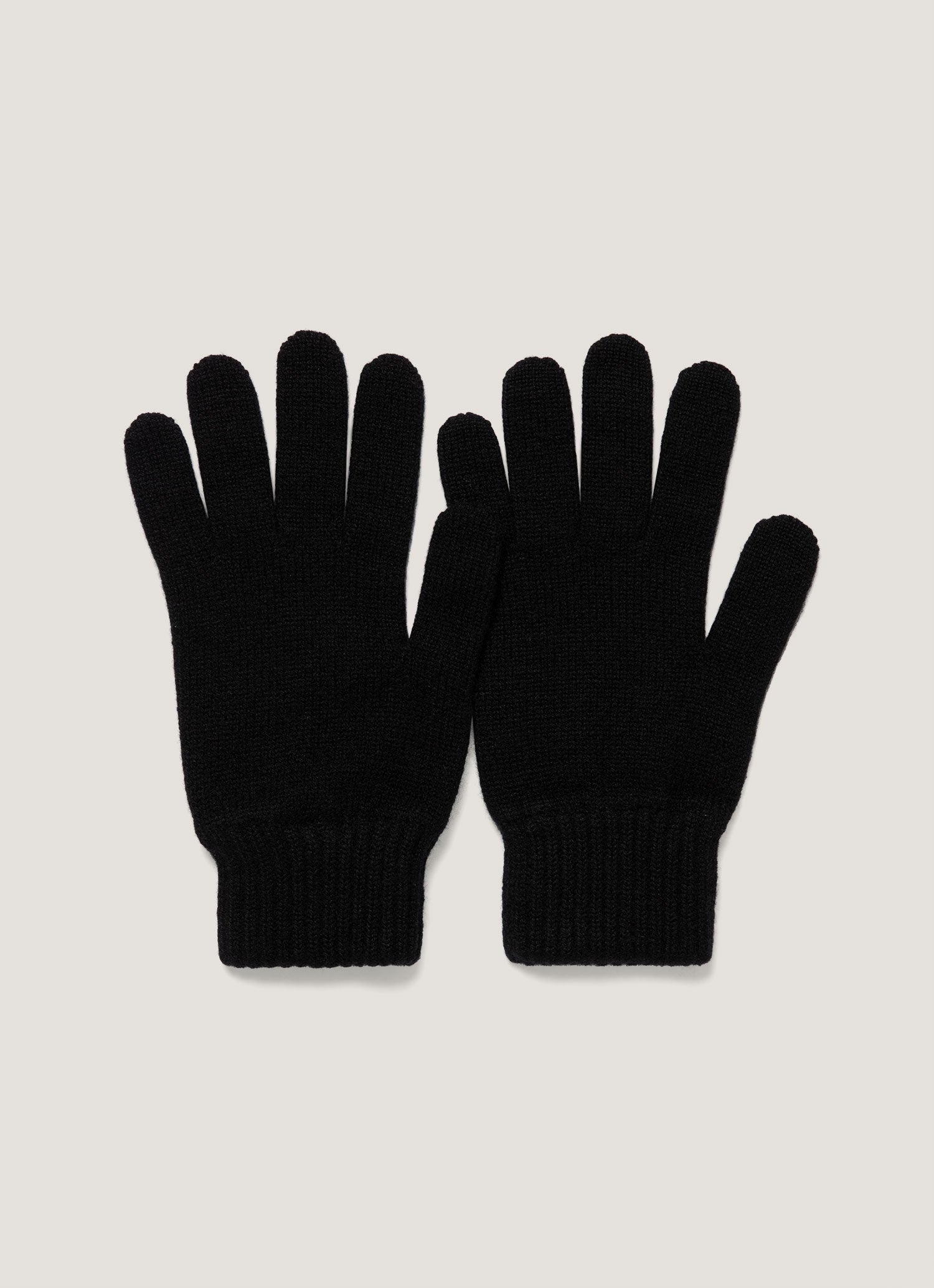 Gants en cachemire noirs