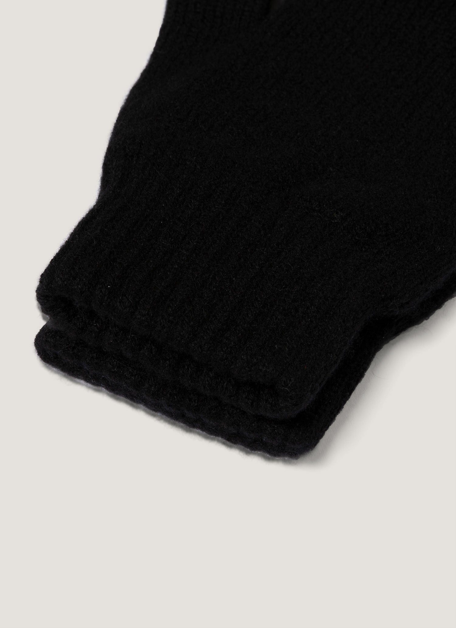 Gants en cachemire noirs