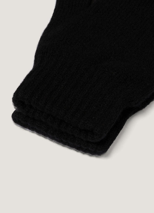 Gants en cachemire noirs