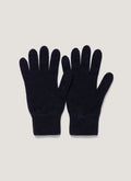 Gants en cachemire marine
