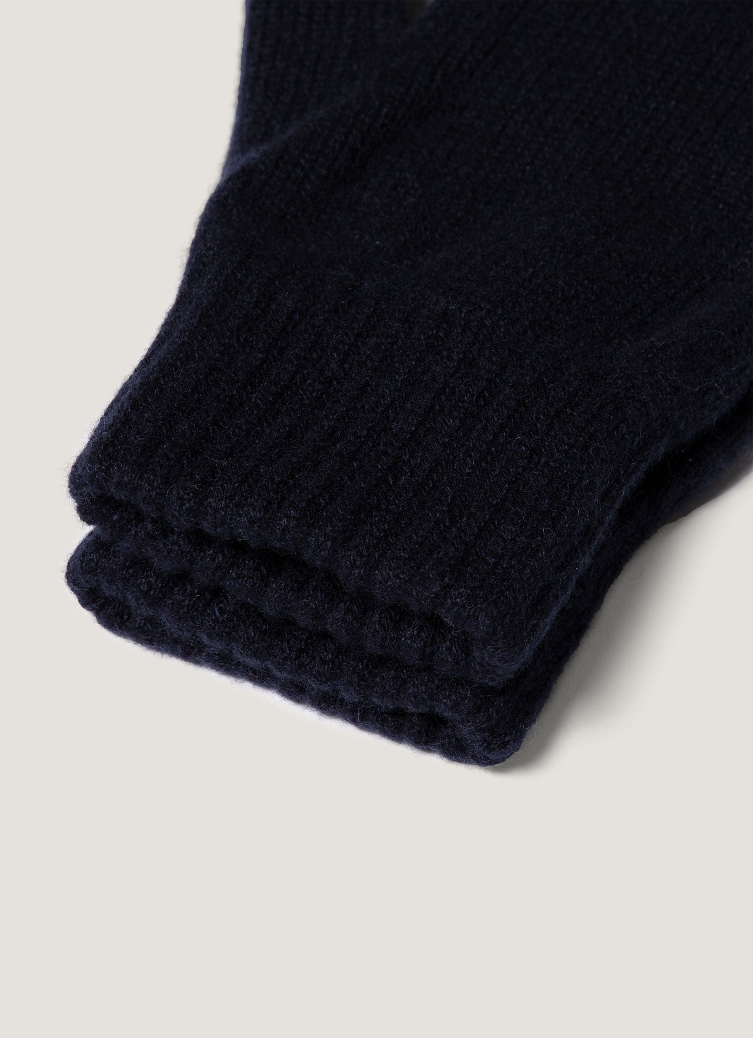 Gants en cachemire marine
