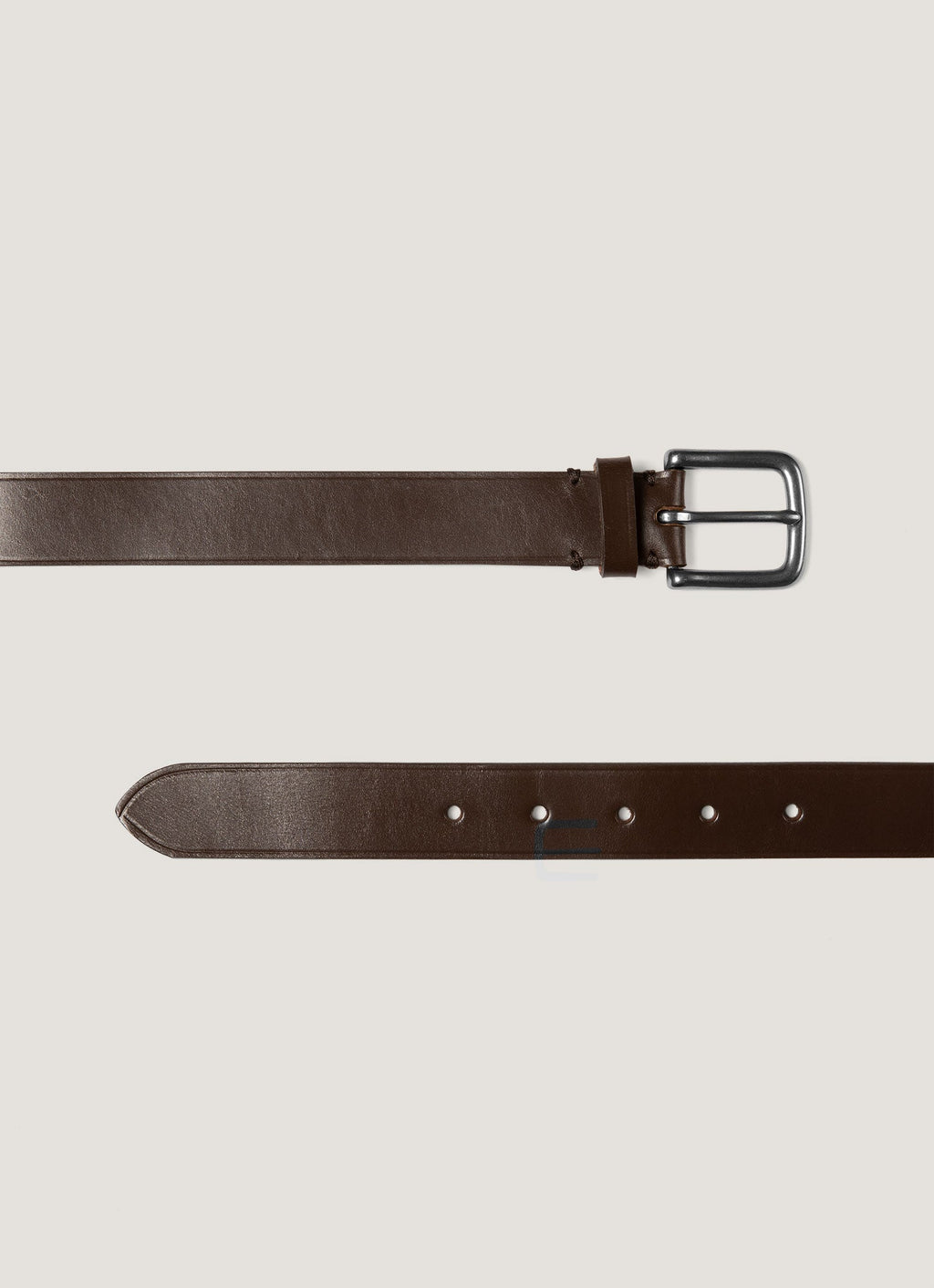 Ceinture homme en cuir marron