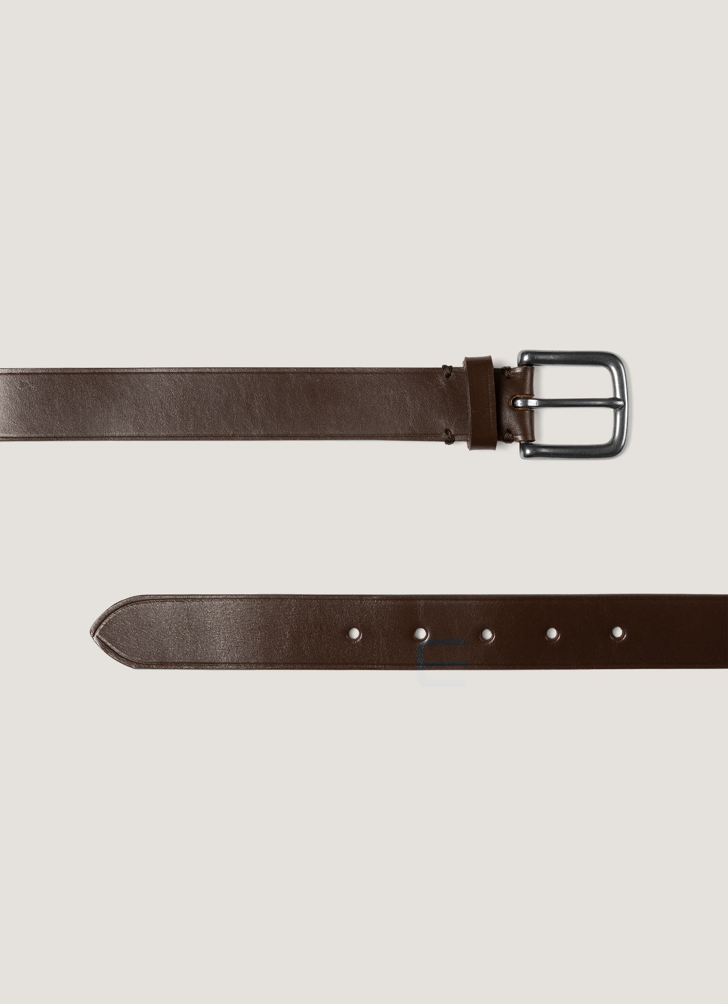 Ceinture homme en cuir marron