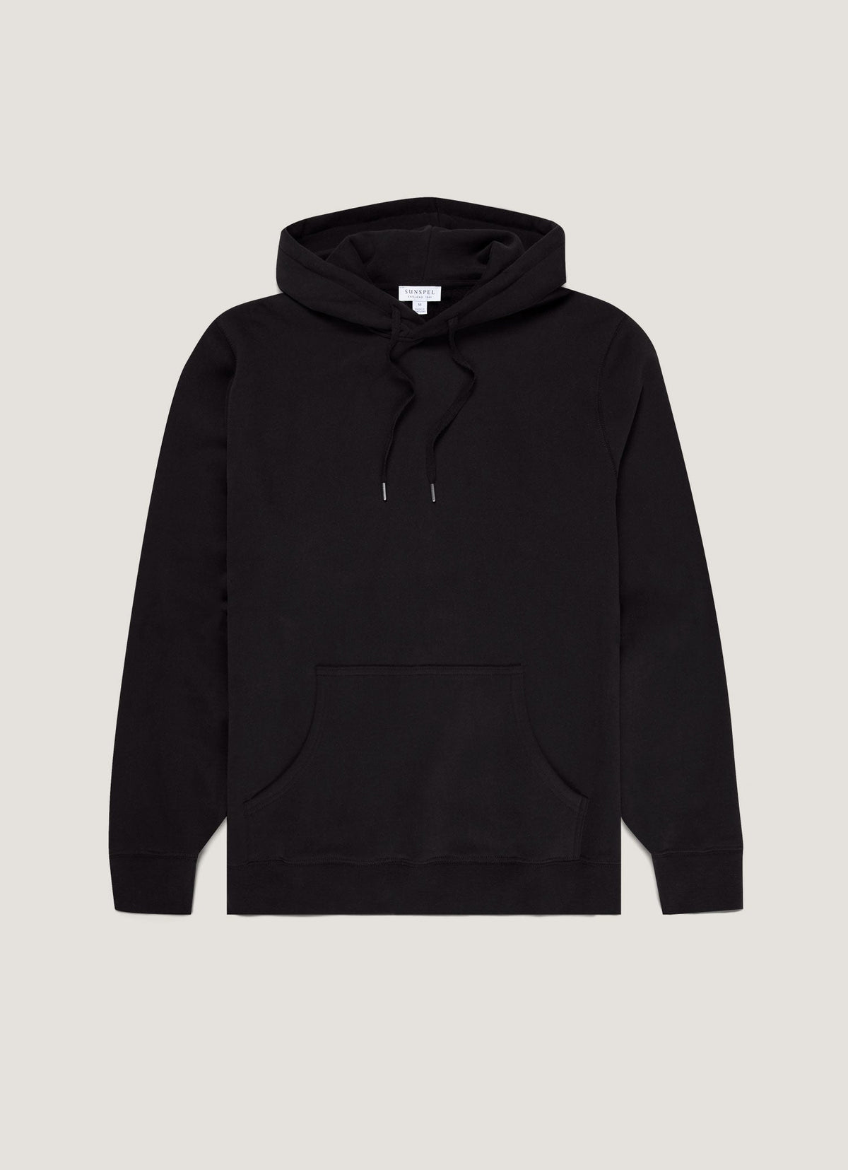 Sweat à capuche bouclette homme noir