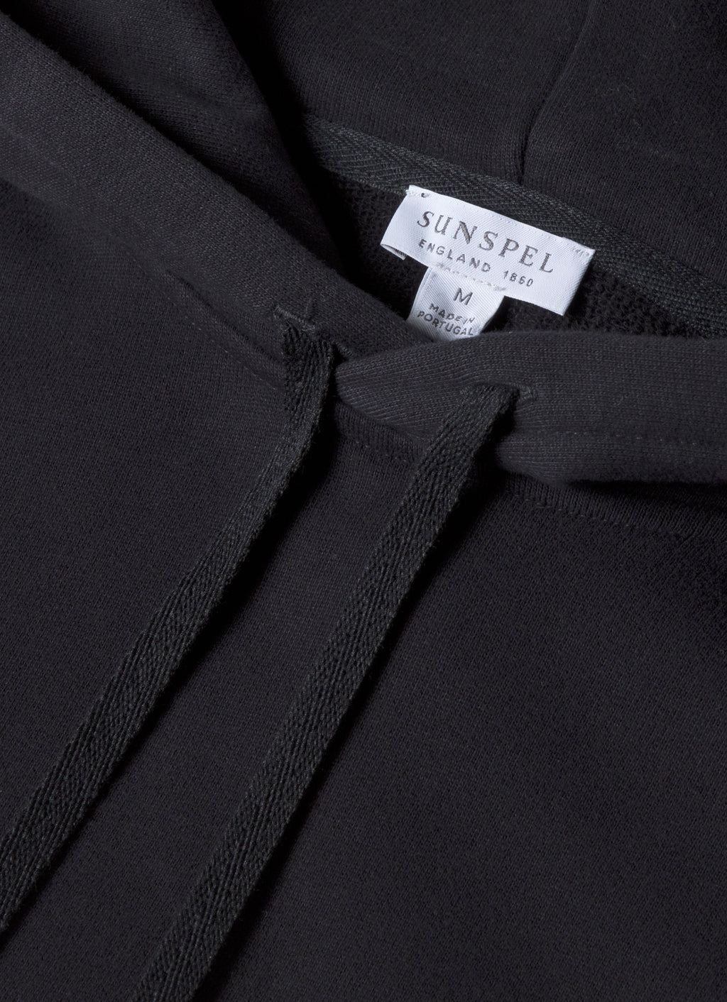 Sweat à capuche bouclette homme noir