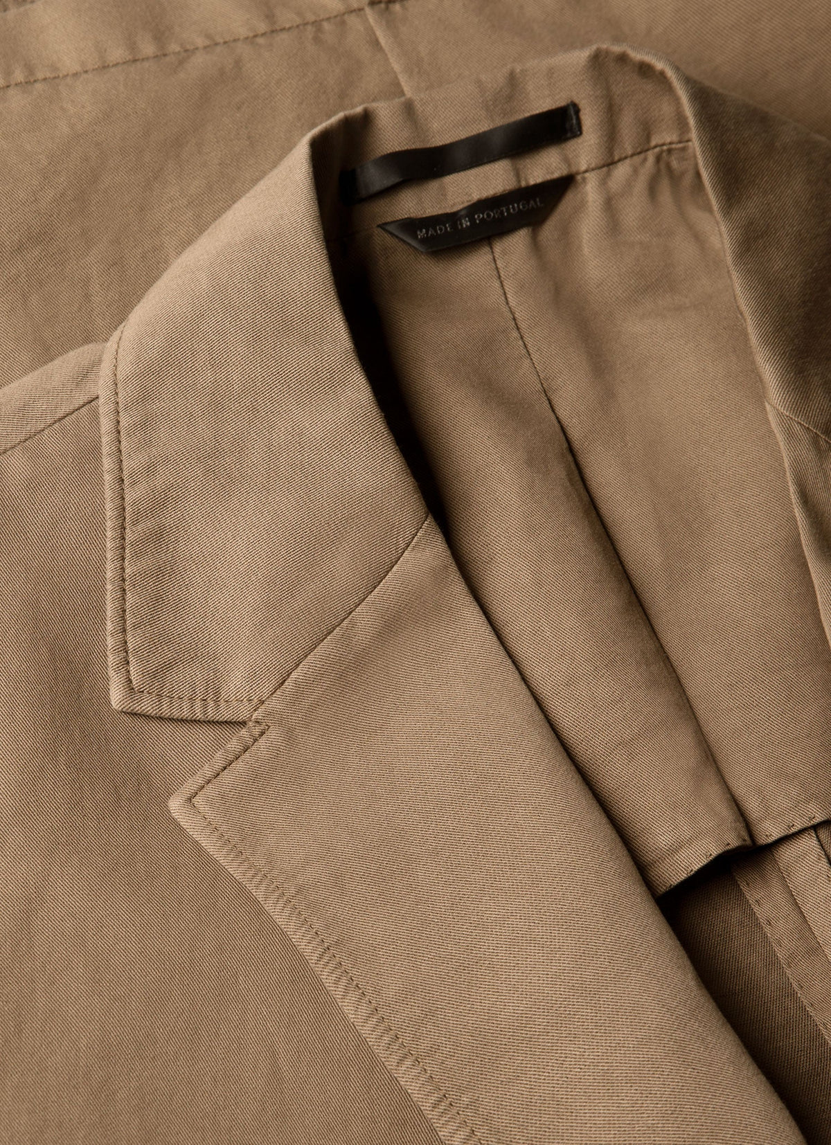 Blazer en coton et lin pour homme, couleur cèdre foncé
