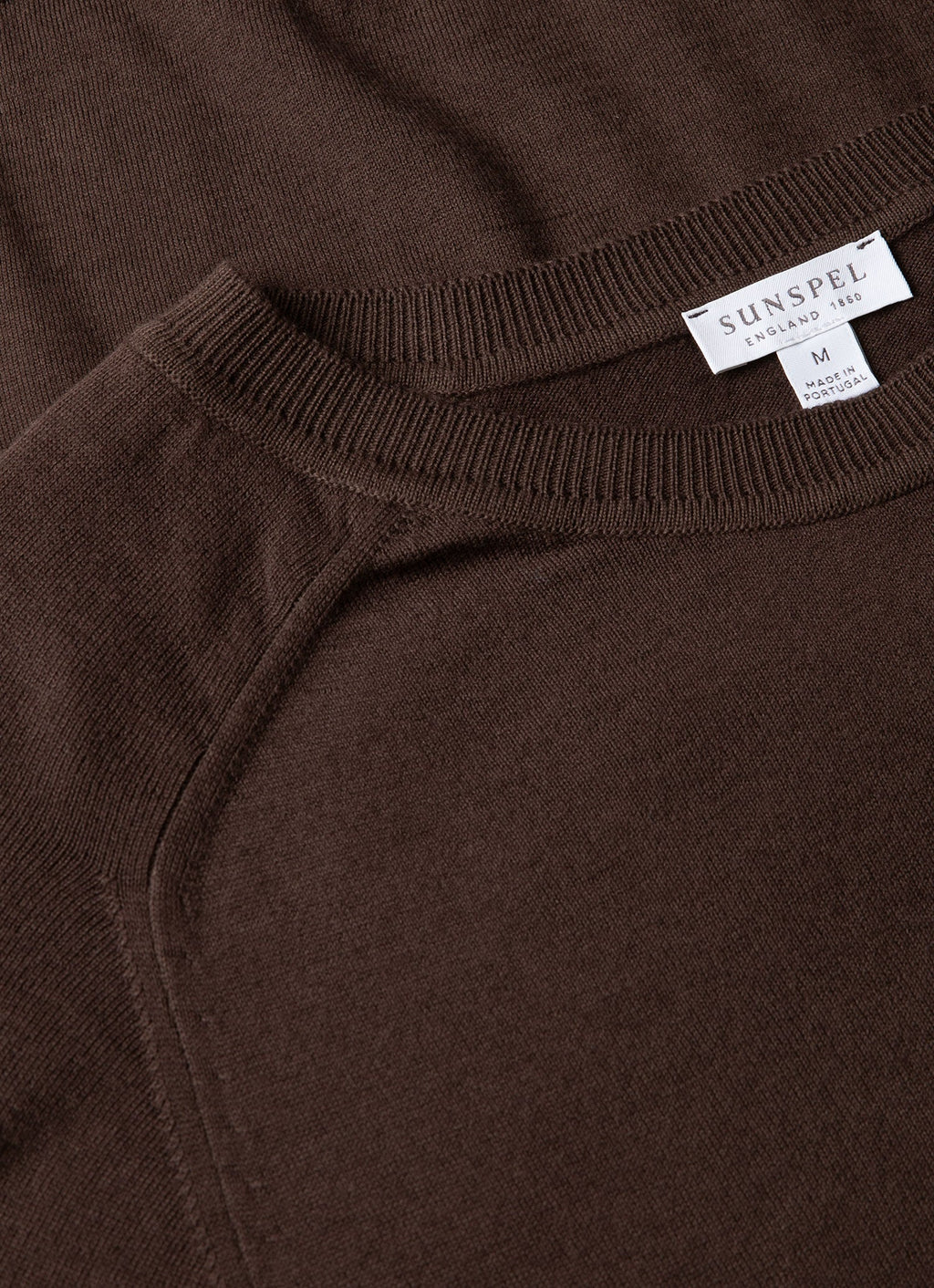 Pull Ras-du-Cou en Cachemire Sea Island Homme Chocolat Noir
