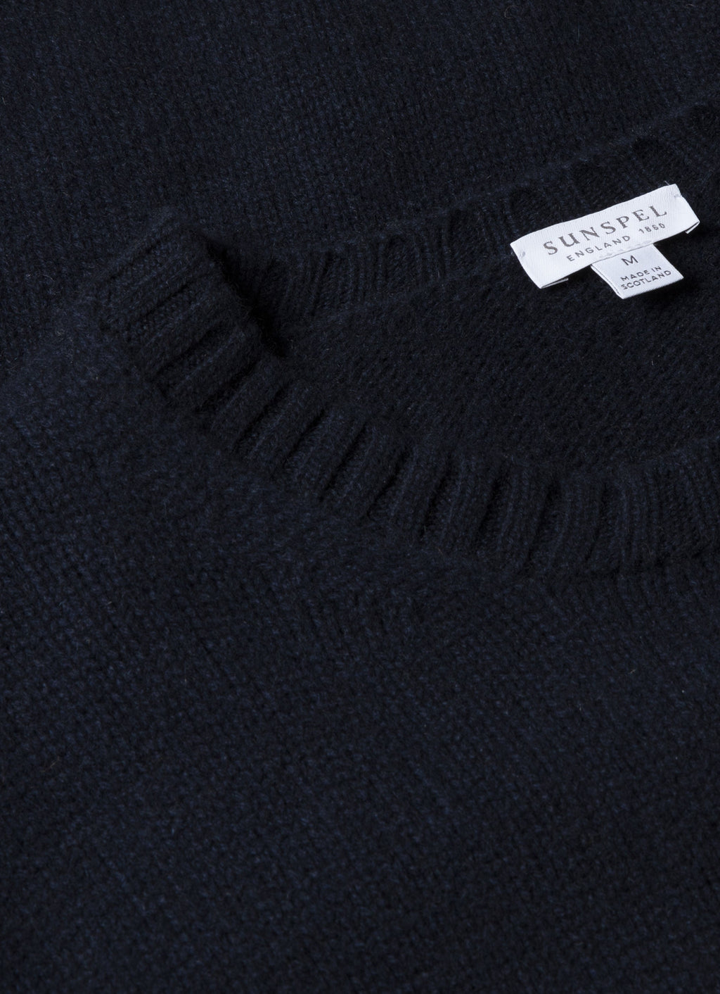 Pull en cachemire pour homme, coloris bleu marine