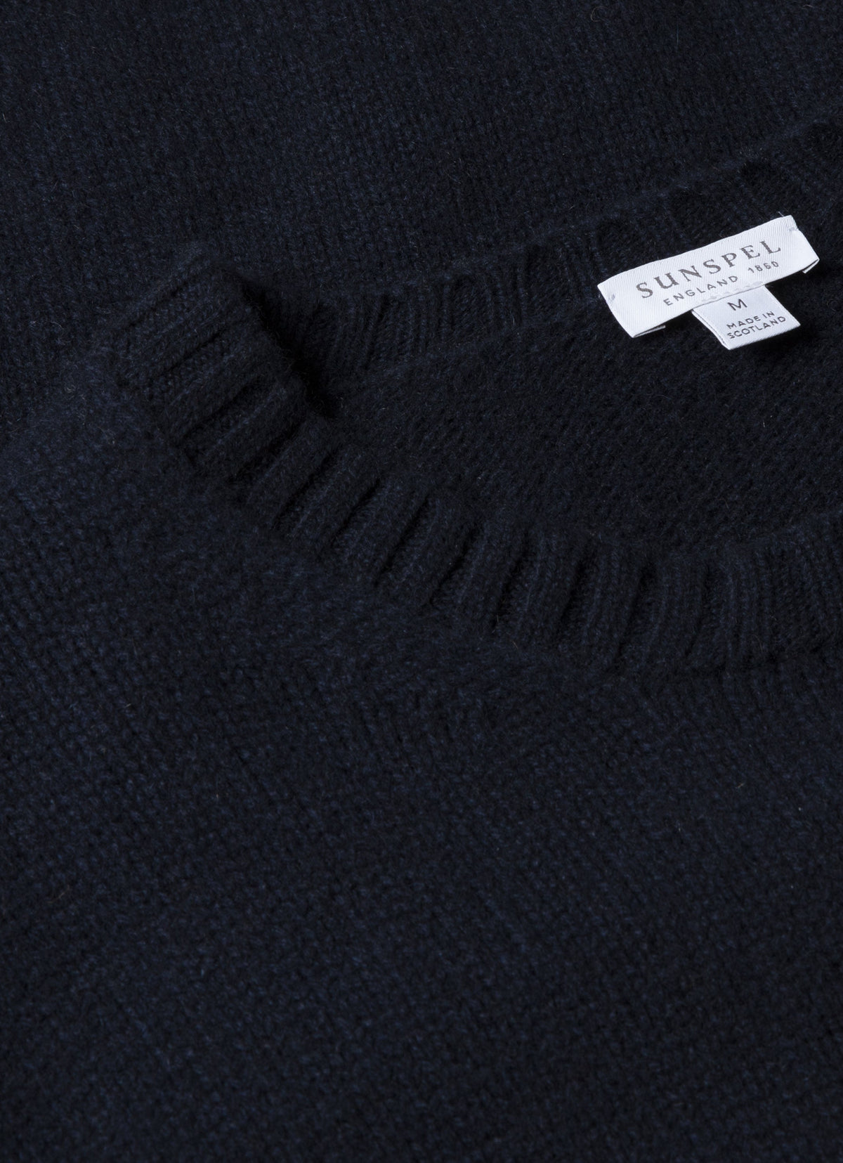 Pull en cachemire pour homme, coloris bleu marine