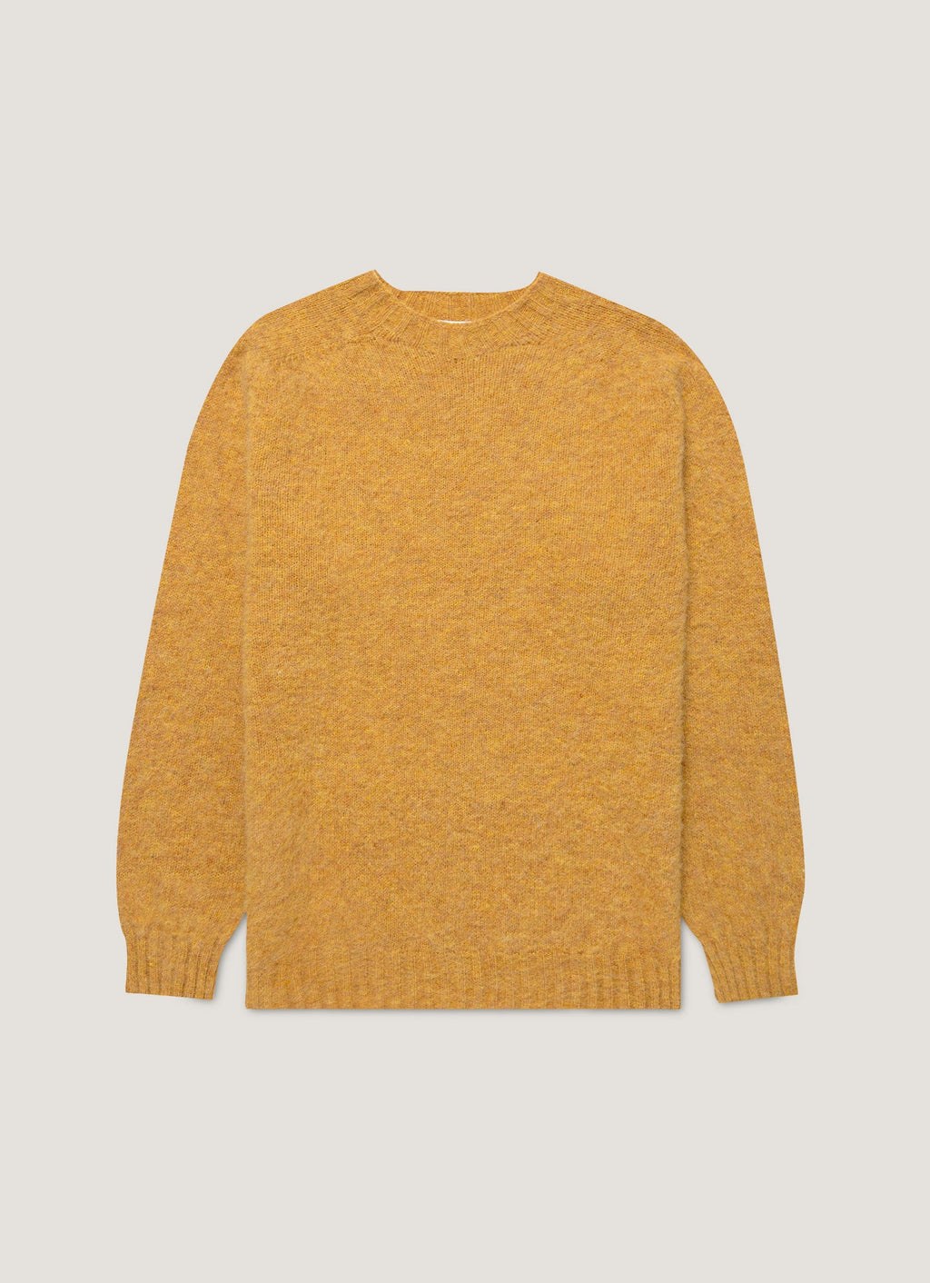 Pull ras-du-cou homme safran
