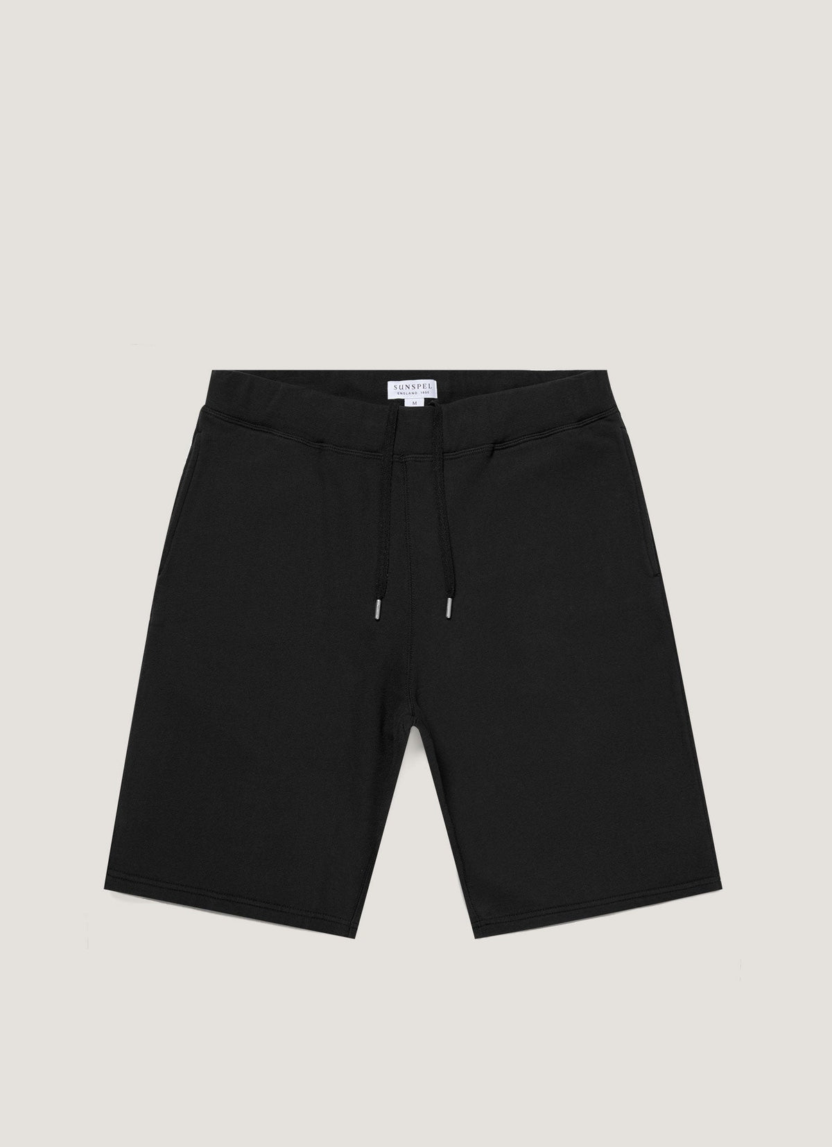 Short en molleton bouclé pour homme - Noir