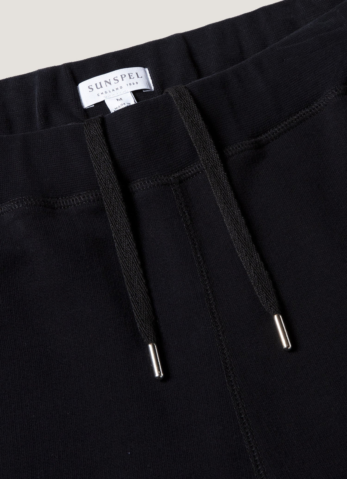 Short en molleton bouclé pour homme - Noir