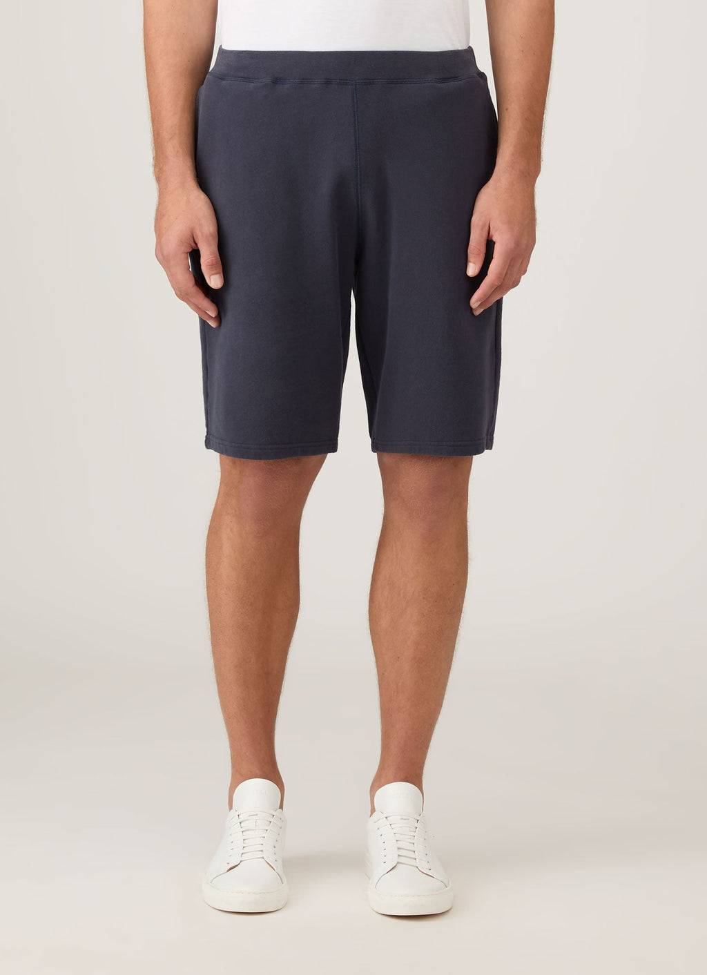 Short molletonné homme Marine