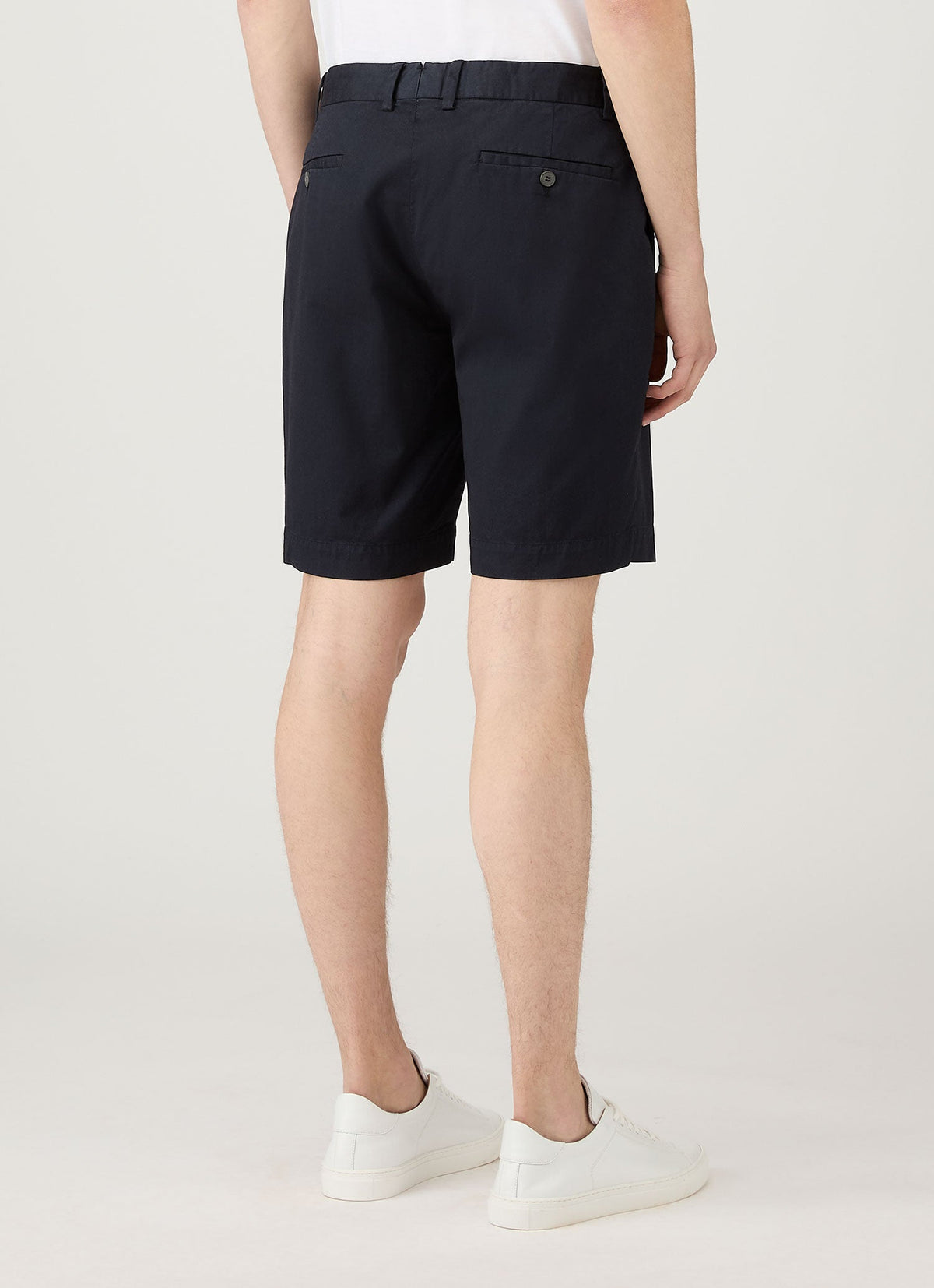 Shorts chino pour hommes bleu marine