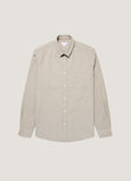 Chemise Oxford boutonnée pour homme en kaki clair