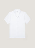 Men's Riviera Camp Collar Shirt in White