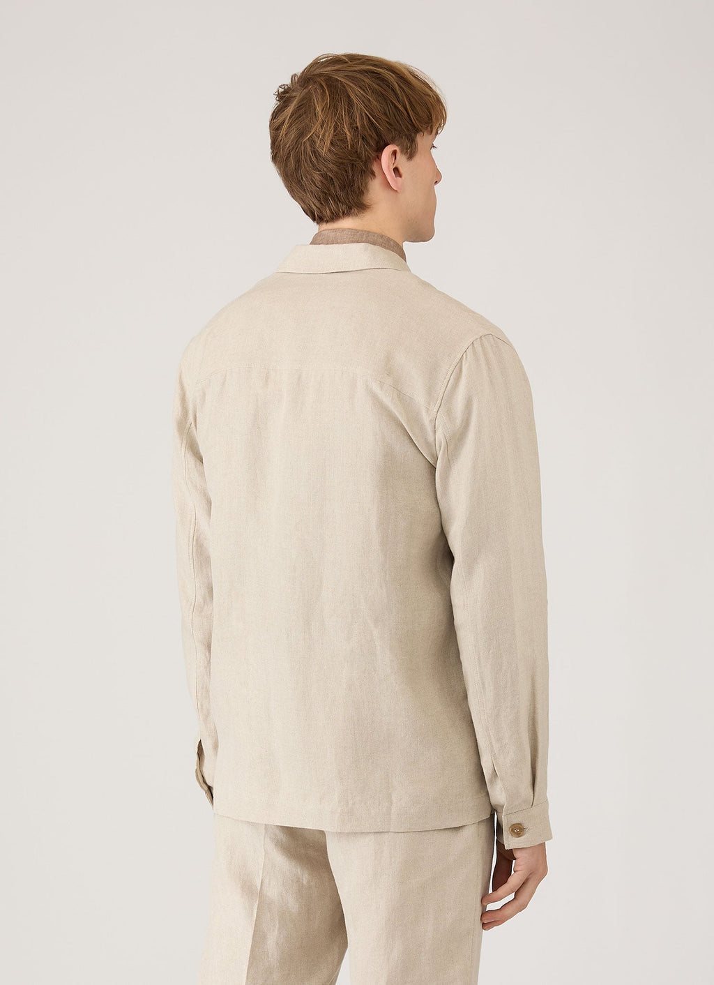Surchemise en Lin Homme coloris Sable