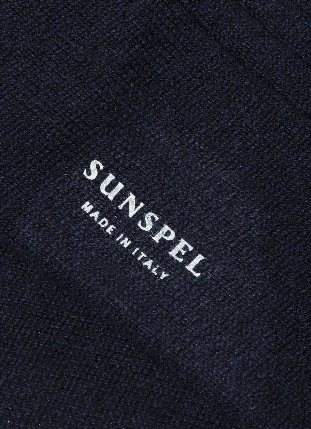Chaussettes côtelées en cachemire pour homme, bleu marine