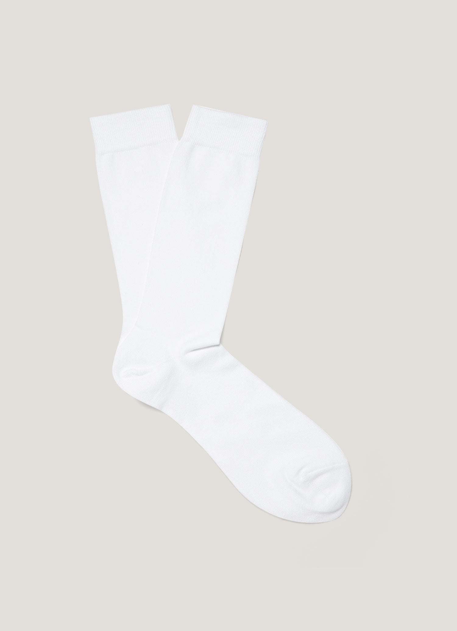 Chaussettes en coton blanches pour hommes