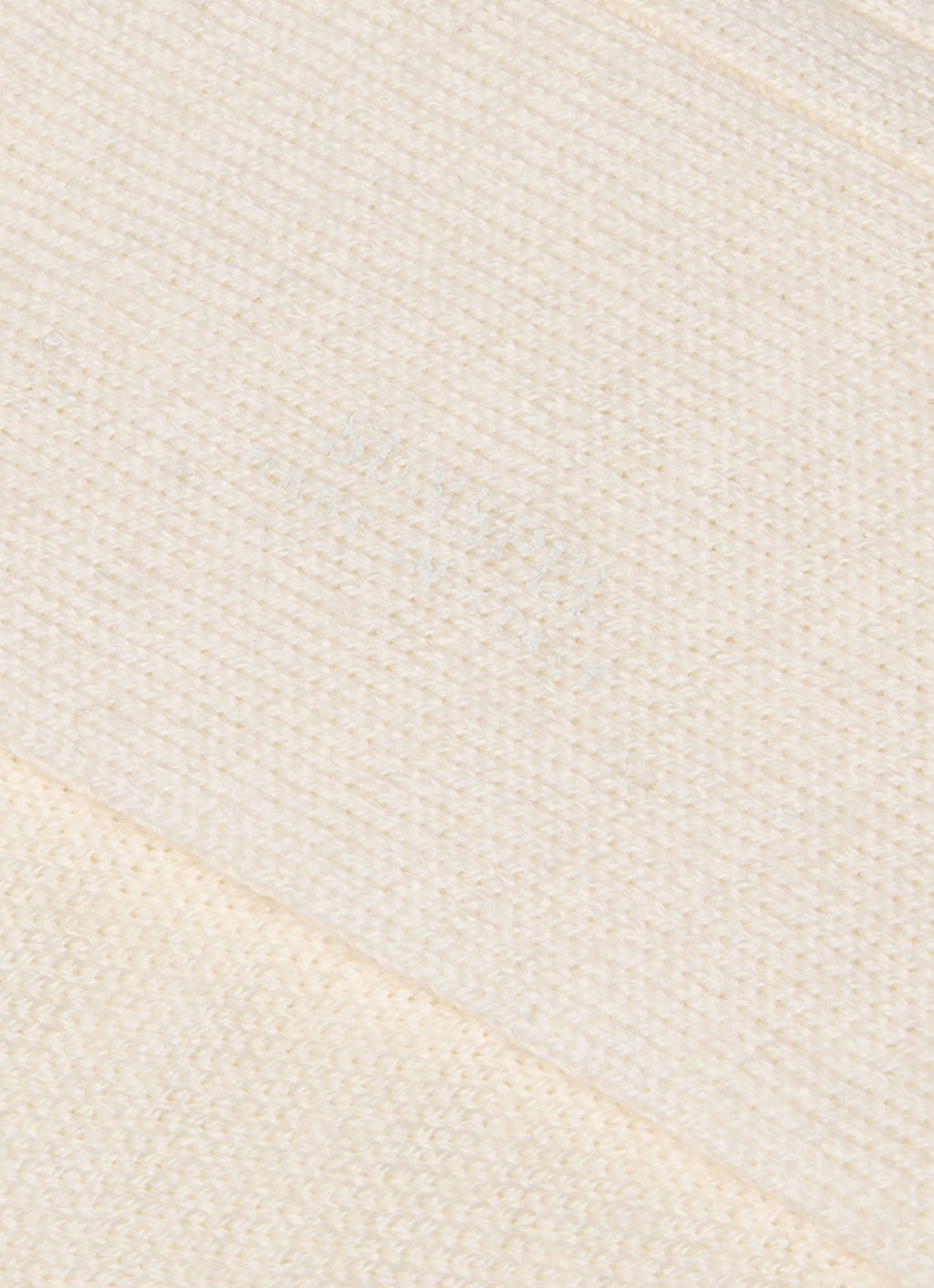 Chaussettes côtelées en laine mérinos pour hommes, coloris blanc archive