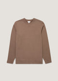 Sweat-shirt bouclette homme écorce