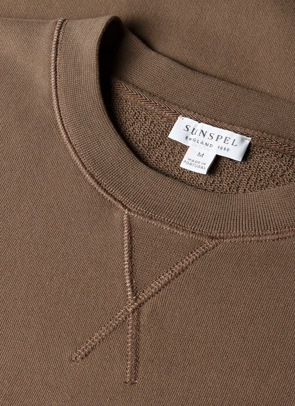 Sweat-shirt bouclette homme écorce