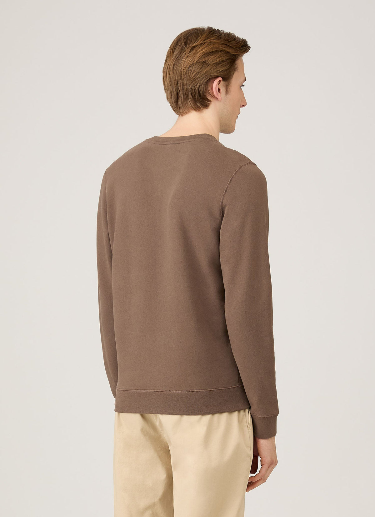 Sweat-shirt bouclette homme écorce