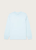 Sweat-shirt bouclette homme bleu givré