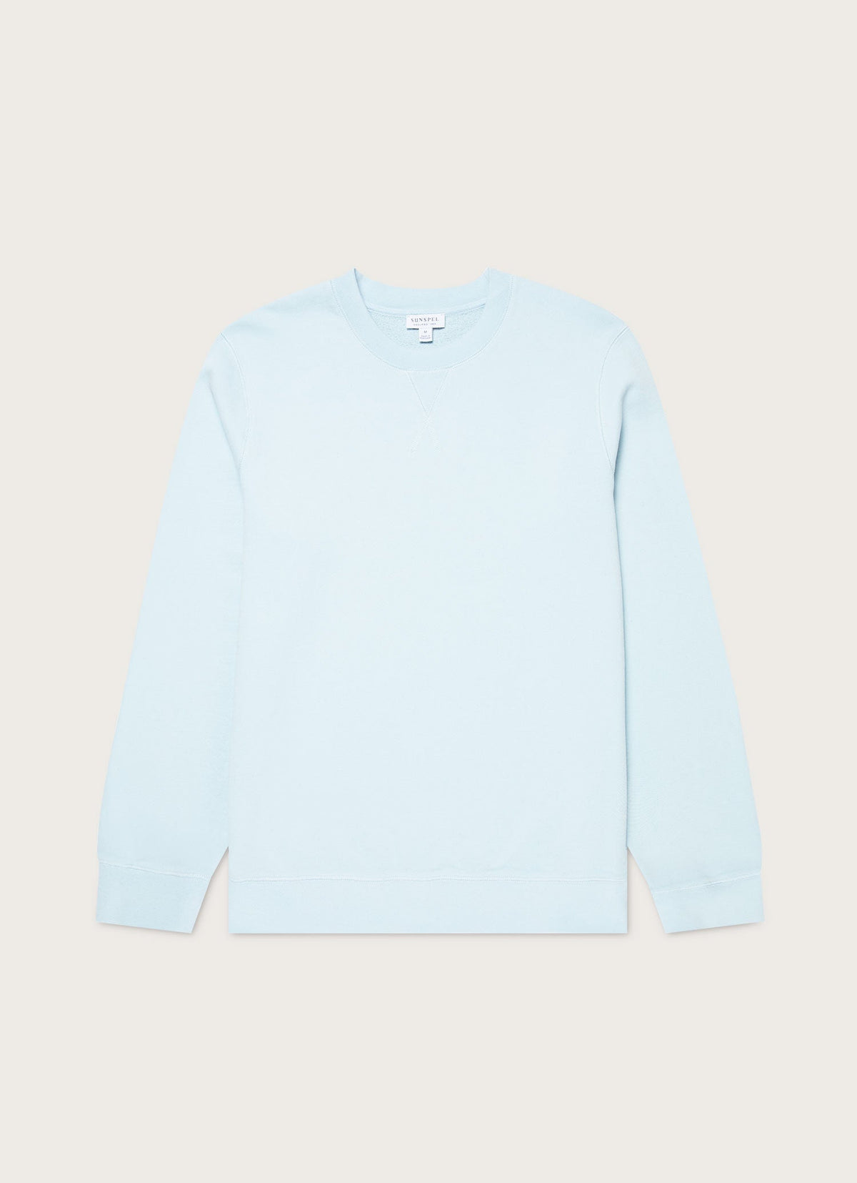 Sweat-shirt bouclette homme bleu givré