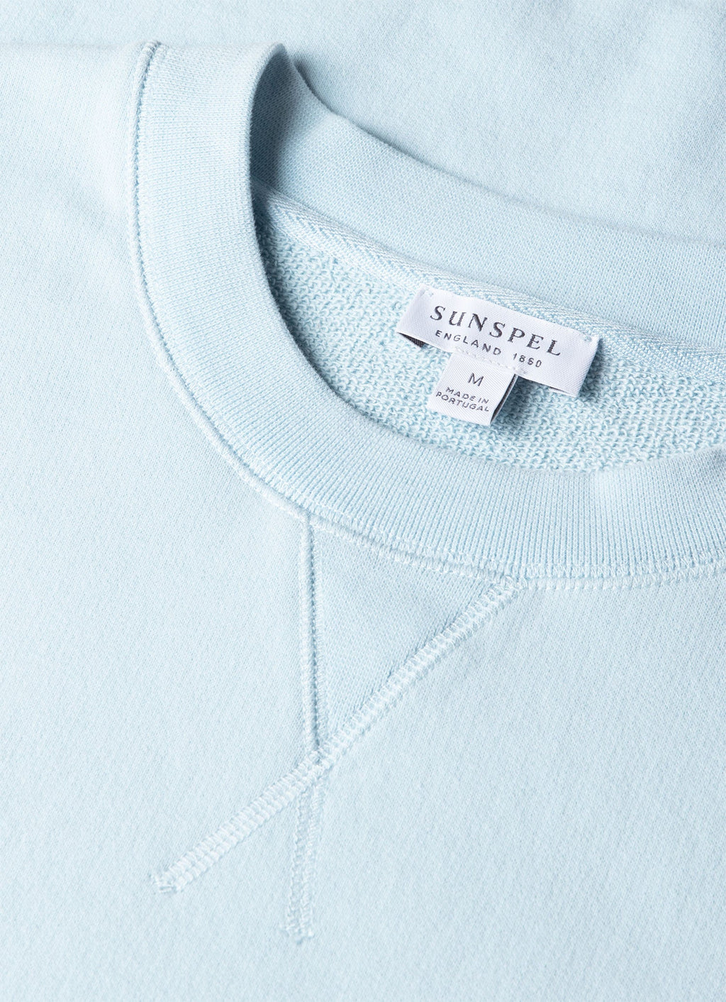 Sweat-shirt bouclette homme bleu givré