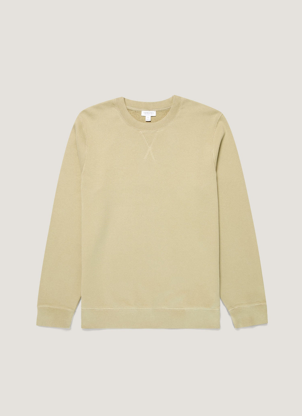 Sweat-shirt en molleton bouclé pour homme, couleur pistache