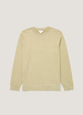 Sweat-shirt en molleton bouclé pour homme, couleur pistache