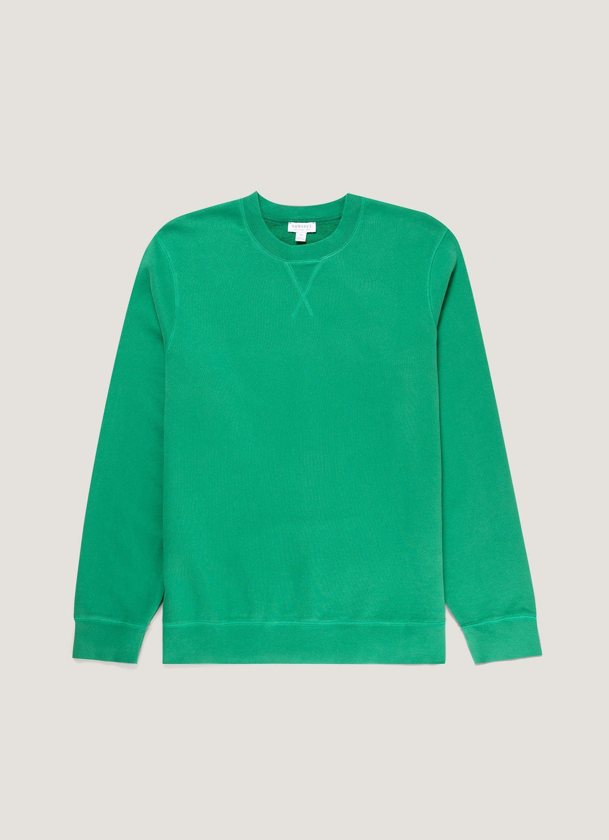 Sweat-shirt bouclette homme vert vif