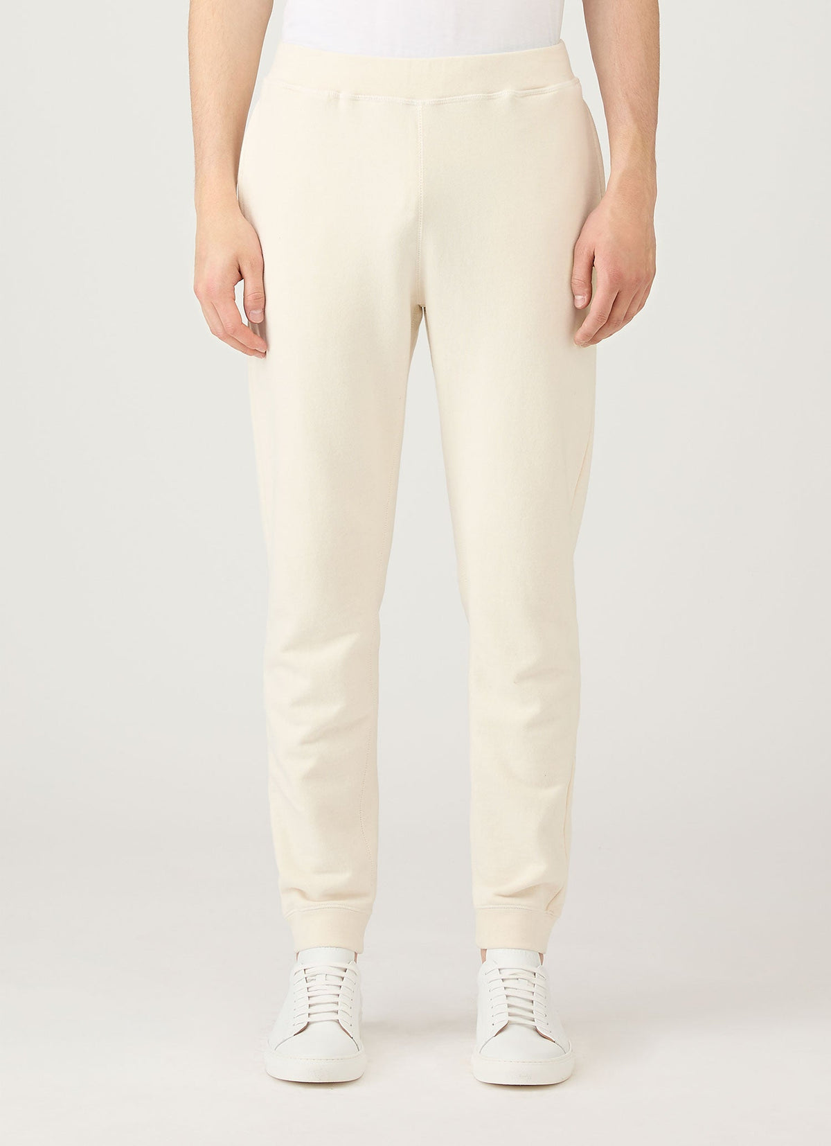 Pantalon de survêtement bouclette non teint pour homme en non teint