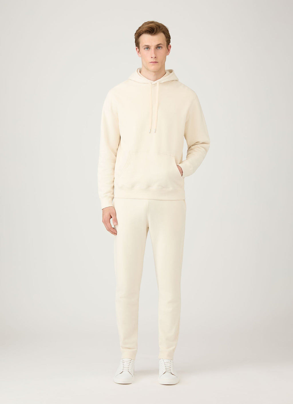 Pantalon de survêtement bouclette non teint pour homme en non teint