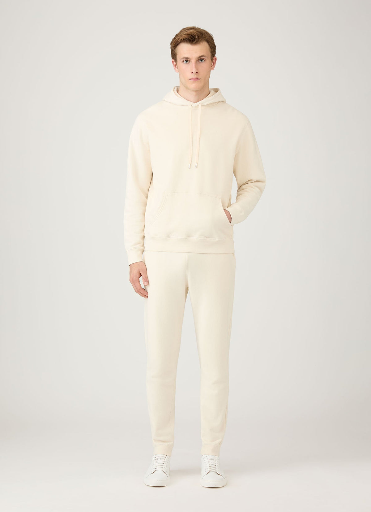 Pantalon de survêtement bouclette non teint pour homme en non teint