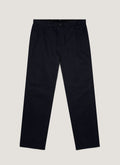 Pantalon en gabardine de coton marine pour homme