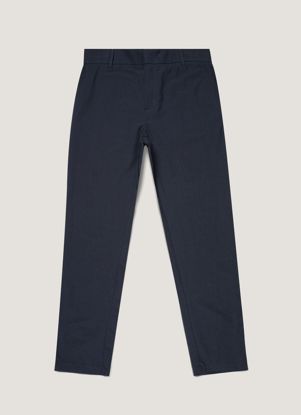 Men's Lightweight Cotton Poplin Trouser in Navy
