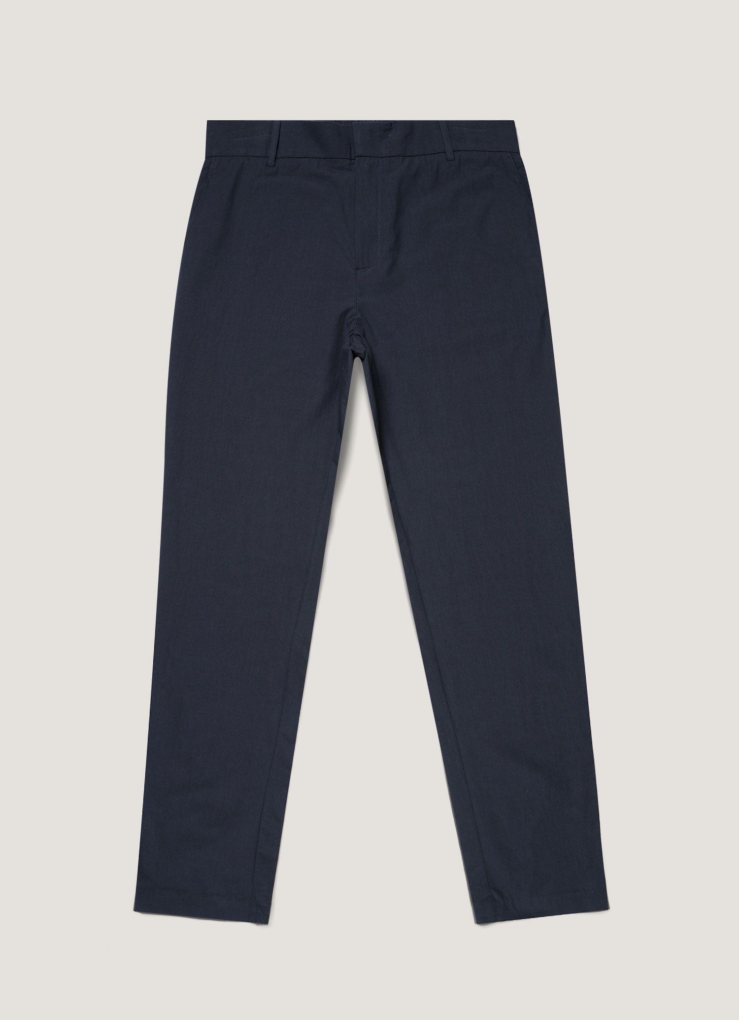 Men's Lightweight Cotton Poplin Trouser in Navy