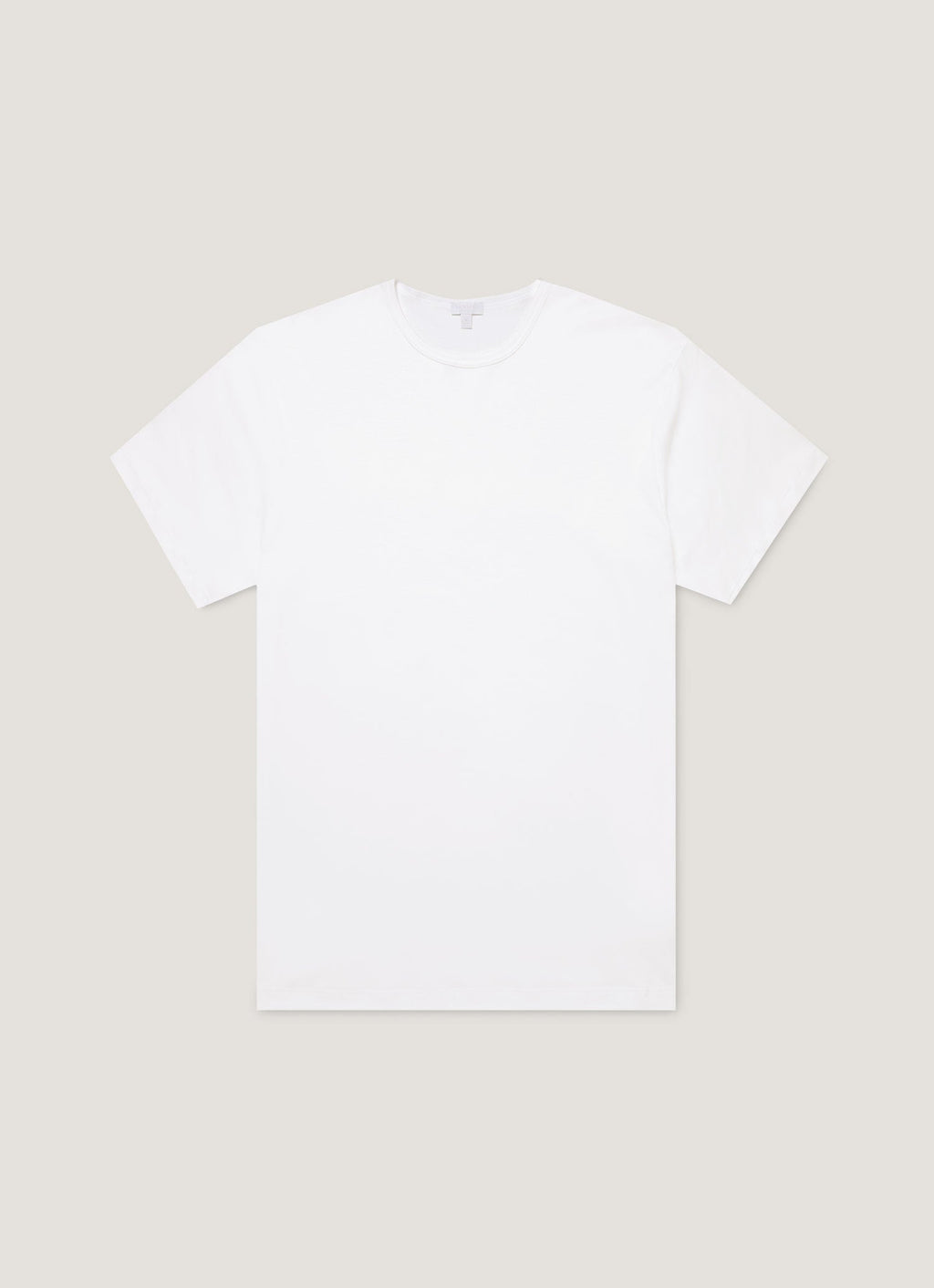 Men's Sea Island Cotton Underwear T-shirt in White